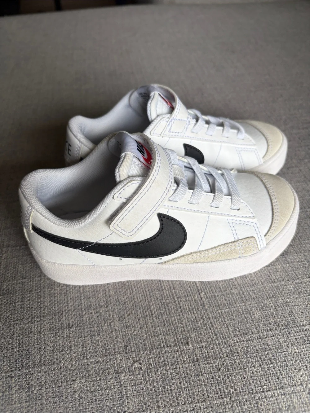 Nike Blazer Low 77’ Kids' White and Black Low-Top Casual Sneakers